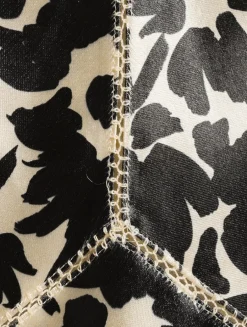 Lisbet Satin Midi Dress In Floral Print