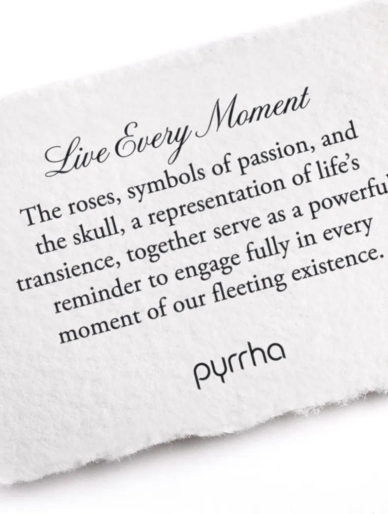 Live Every Moment 14K Gold Talisman Necklace