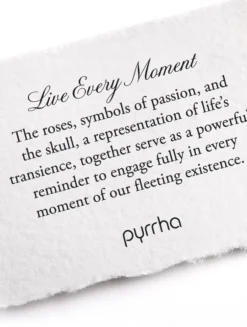 Live Every Moment 14K Gold Diamond Crown Talisman Necklace