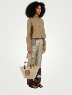 Loewe x Paula's Ibiza Anagram Basket Bag