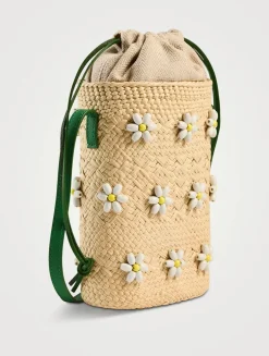 Loewe x Paula's Ibiza Anagram Beaded Raffia Crossbody Bag