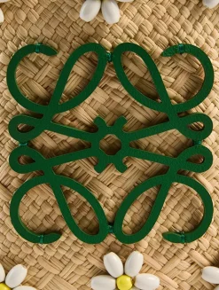 Loewe x Paula's Ibiza Anagram Beaded Raffia Crossbody Bag