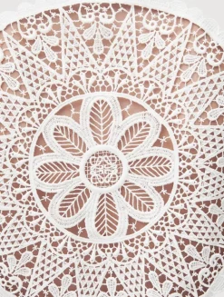 Loewe x Paula's Ibiza Anagram Lace-Trimmed T-Shirt