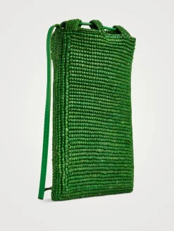 Loewe x Paula's Ibiza Beaded Raffia Crossbody Bag