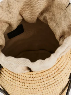 Loewe x Paula's Ibiza Beehive Raffia Crossbody Bag