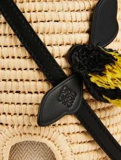 Loewe x Paula's Ibiza Beehive Raffia Crossbody Bag