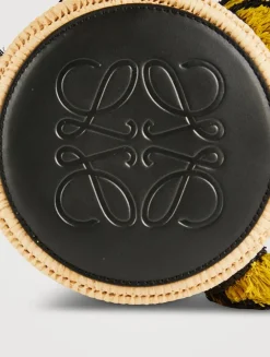 Loewe x Paula's Ibiza Beehive Raffia Crossbody Bag