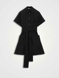 Loewe x Paula's Ibiza Belted Shirt Dress