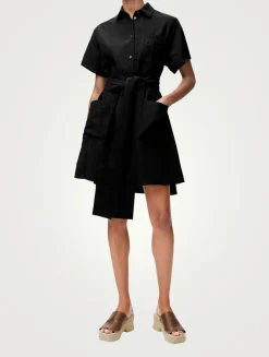 Loewe x Paula's Ibiza Belted Shirt Dress