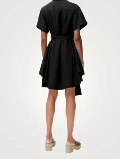 Loewe x Paula's Ibiza Belted Shirt Dress