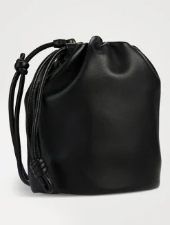 Loewe x Paula's Ibiza Flamenco Leather Bucket Bag With Donut Chain