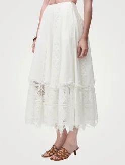 Loewe x Paula's Ibiza Lace Midi Skirt