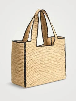 Loewe x Paula’s Ibiza Large Raffia Tote Bag