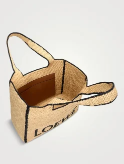 Loewe x Paula’s Ibiza Large Raffia Tote Bag