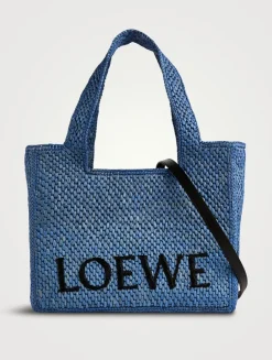 Loewe x Paula’s Ibiza Medium Raffia Tote Bag