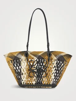 Loewe x Paula's Ibiza Medium Anagram Ajouré Basket Bag