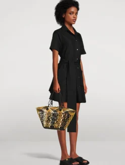 Loewe x Paula's Ibiza Medium Anagram Ajouré Basket Bag