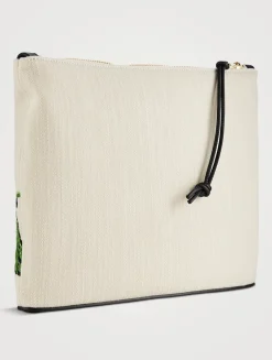 Loewe x Paula's Ibiza Medium Denim Pouch