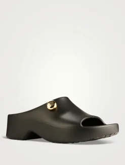 Loewe x Paula's Ibiza Pebble Foam Slide Sandals