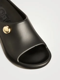 Loewe x Paula's Ibiza Pebble Foam Slide Sandals