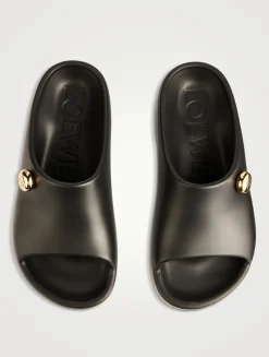 Loewe x Paula's Ibiza Pebble Foam Slide Sandals