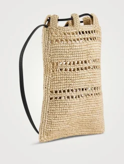 Loewe x Paula's Ibiza Raffia Crossbody Bag