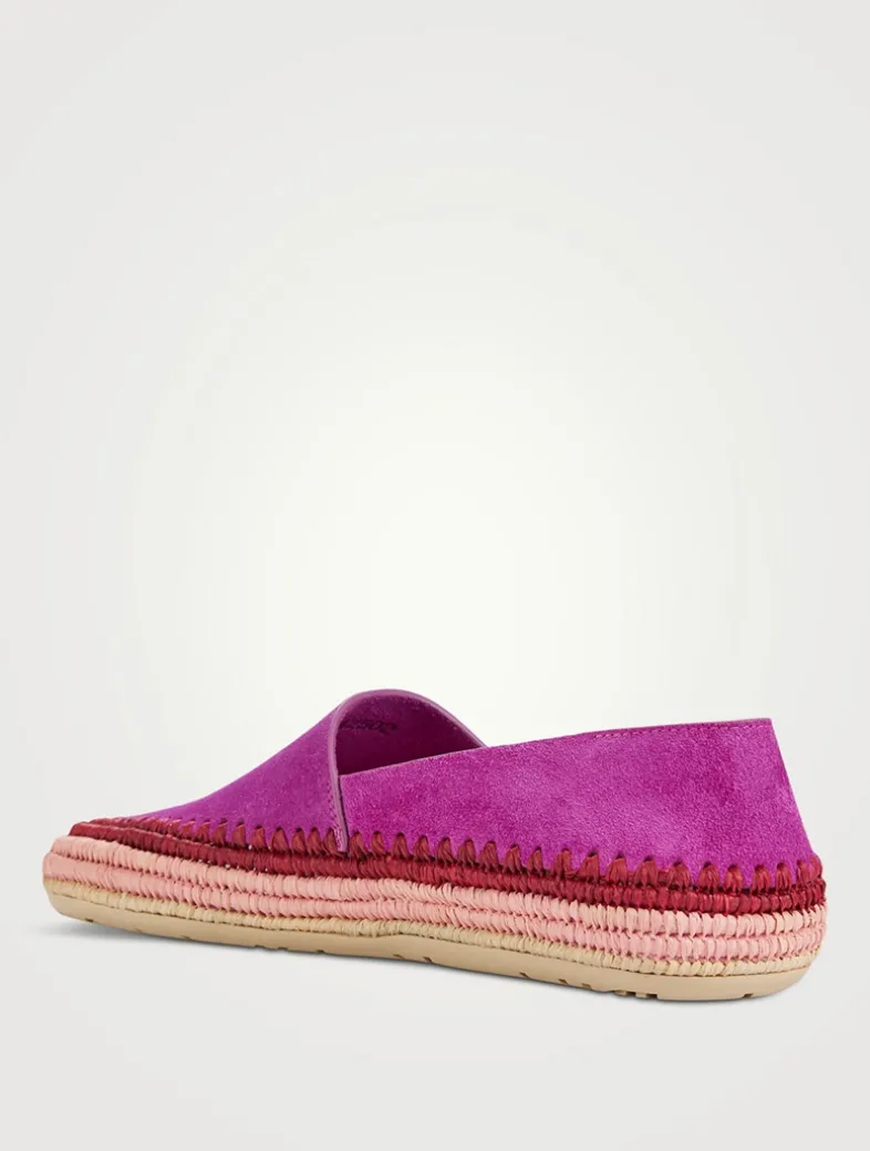 Loewe x Paula's Ibiza Rio Suede Espadrilles