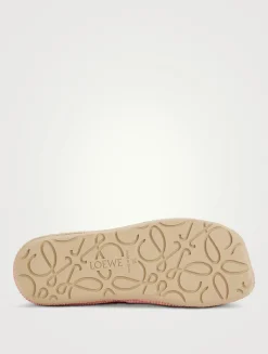 Loewe x Paula's Ibiza Rio Suede Espadrilles