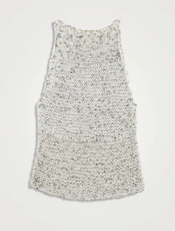 Loewe x Paula's Ibiza Sequin Knit Tank Top