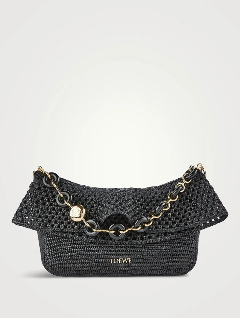 Loewe x Paula's Ibiza Small Ola Raffia Shoulder Bag
