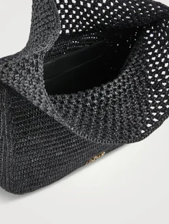 Loewe x Paula's Ibiza Small Ola Raffia Shoulder Bag