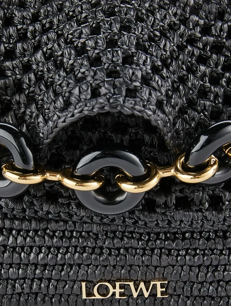 Loewe x Paula's Ibiza Small Ola Raffia Shoulder Bag