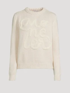 Logo-Embroidered Sweater