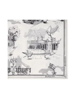 London Landmarks Silk Scarf