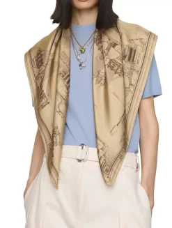 London Landmarks Silk Scarf