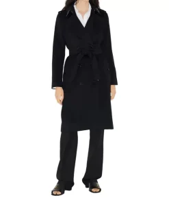 Long Cashmere Blend Kensington Trench Coat