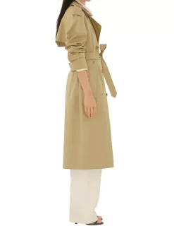 Long Check Collar Castleford Trench Coat