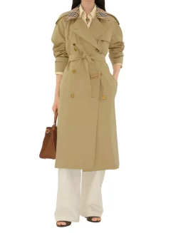 Long Check Collar Castleford Trench Coat
