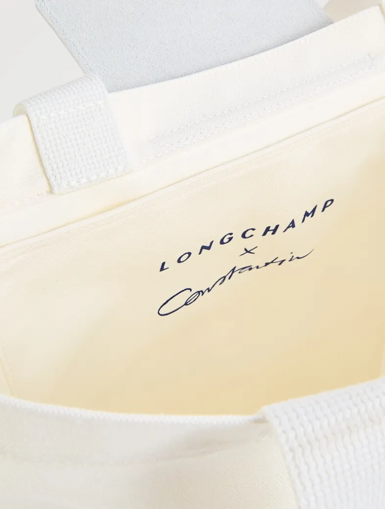 Longchamp x Constantin Riant Medium Le Pliage Collection Canvas Tote Bag
