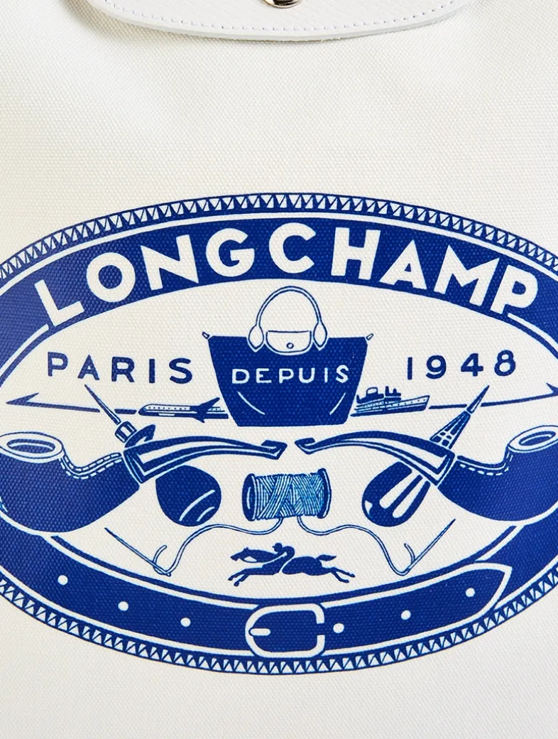 Longchamp x Constantin Riant Medium Le Pliage Collection Canvas Tote Bag