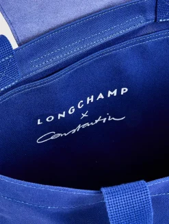 Longchamp x Constantin Riant Medium Le Pliage Collection Canvas Tote Bag