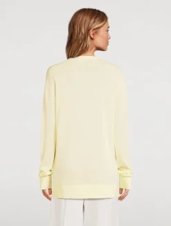 Long-Sleeve Knit T-Shirt