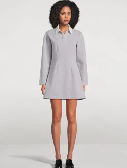 Long-Sleeve Polo Dress
