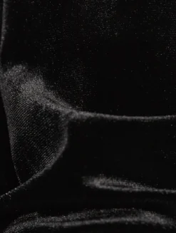 Long-Sleeve Velvet Dress