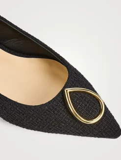 Lorenzo Tweed Ballet Flats