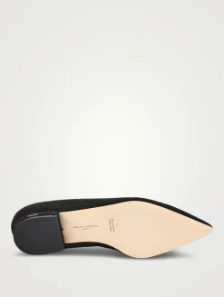 Lorenzo Tweed Ballet Flats