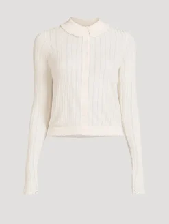 Lottie Pointelle Cardigan
