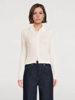 Lottie Pointelle Cardigan