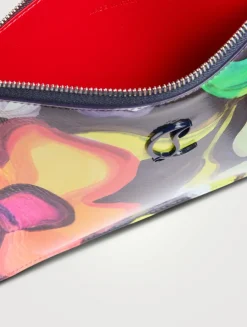 Loubi54 Leather Shoulder Bag In Flower Print