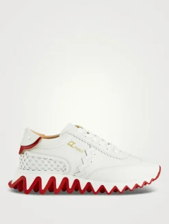 Loubishark Donna Neoprene And Leather Sneakers